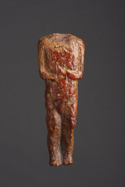 A Very Fine and Rare Ancient Okvik Bering Sea Eskimo Walrus Ivory Figure